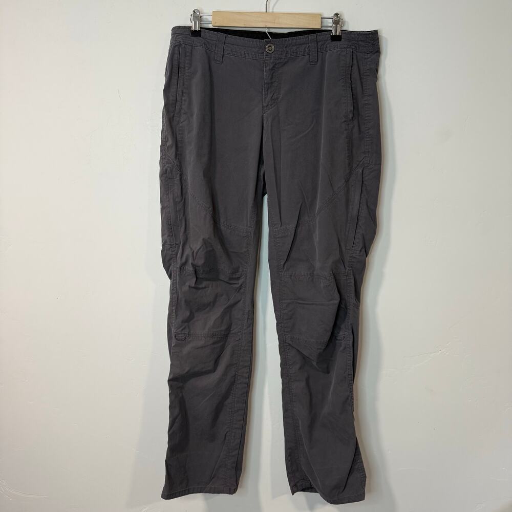 Kuhl Women's Pants Spire Roll Up Hiking‎ Trail Outdoor Lightweight Gray 14 Reg